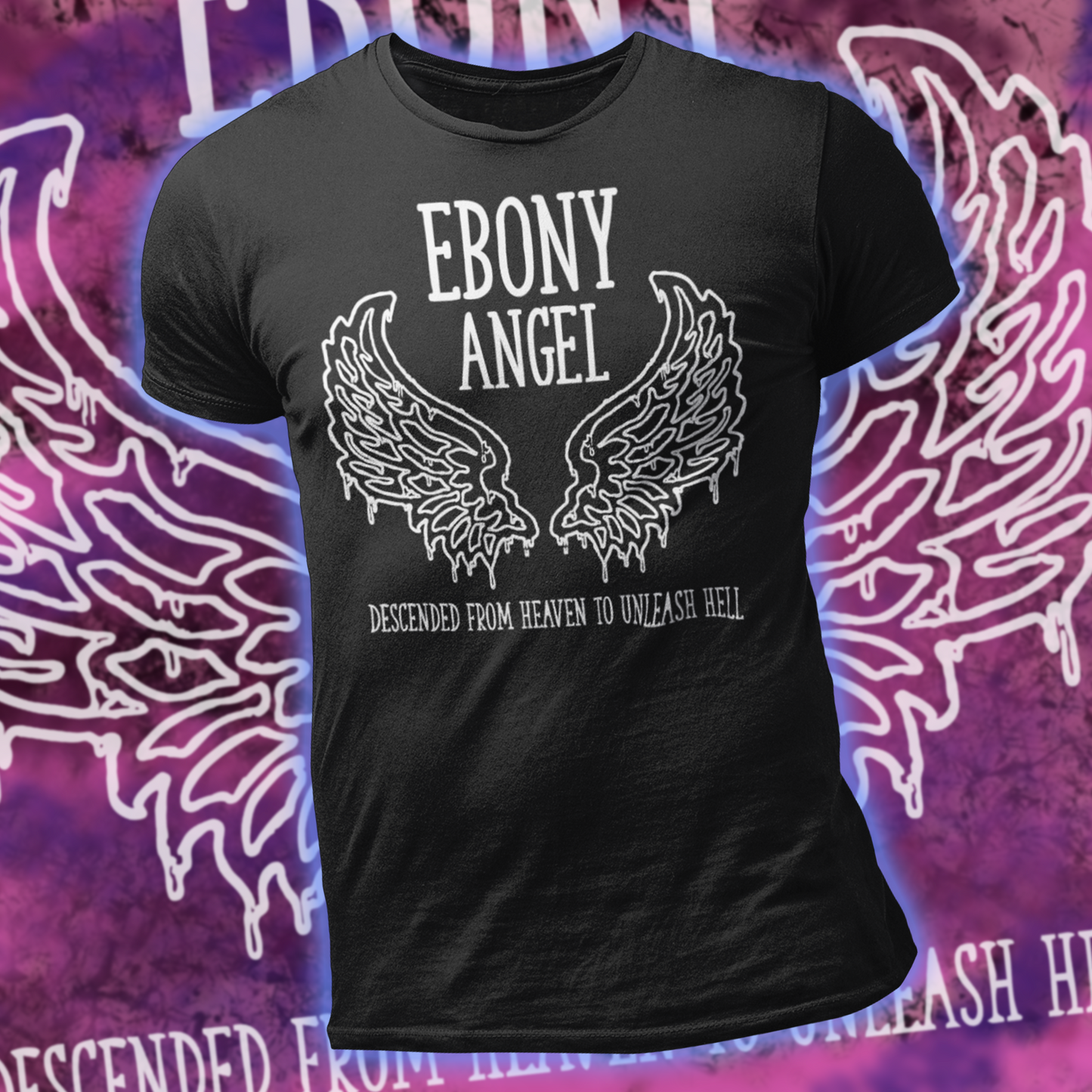 Ebony Angel "Wings" Tee